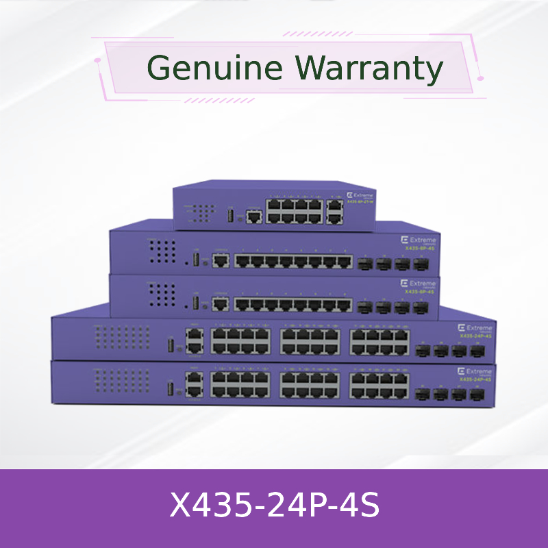 X435-24P-4S Premium Gigabit Ethernet Switch for Enhanced Network Reliability Extreme Xos