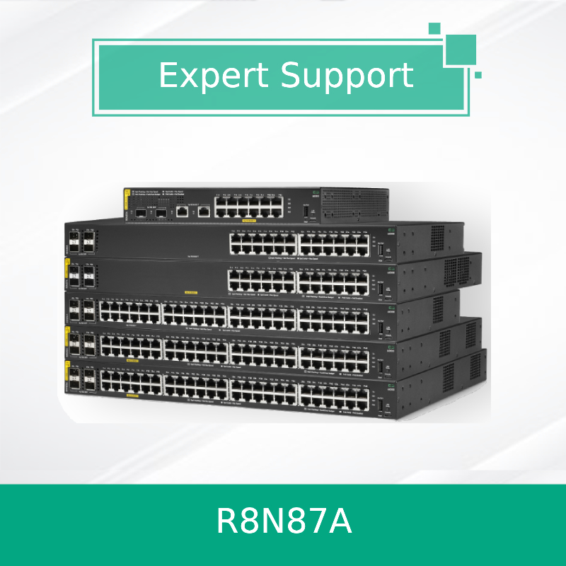 Hpe Aruba Networking Cx 6000 24G Class4 Poe 4SFP 370W Switch (R8N87A) New and Original