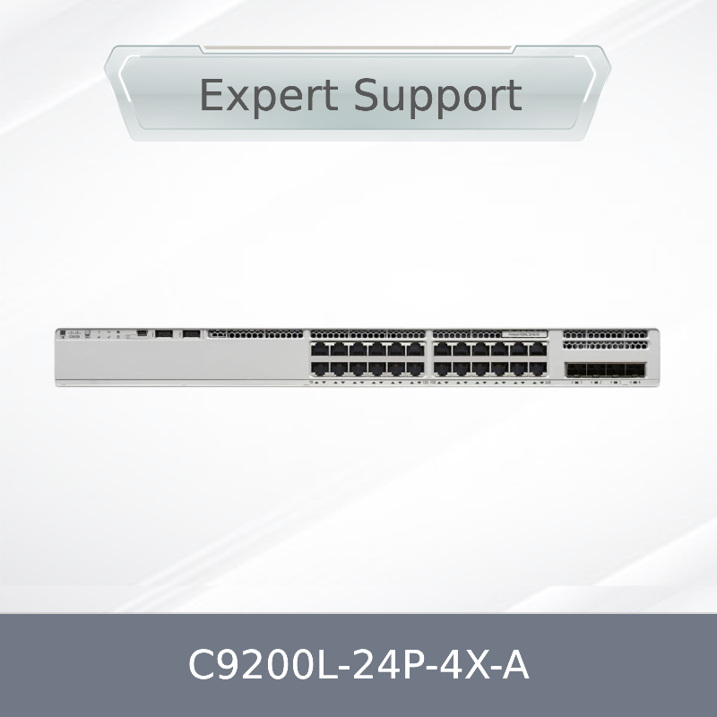 New Original Factory Sealed C9200L-24p-4X-a 9200L 24-Port Poe+ 4 X 1g Network Advantage Ciscos Switch C9200L-24p-4X-a
