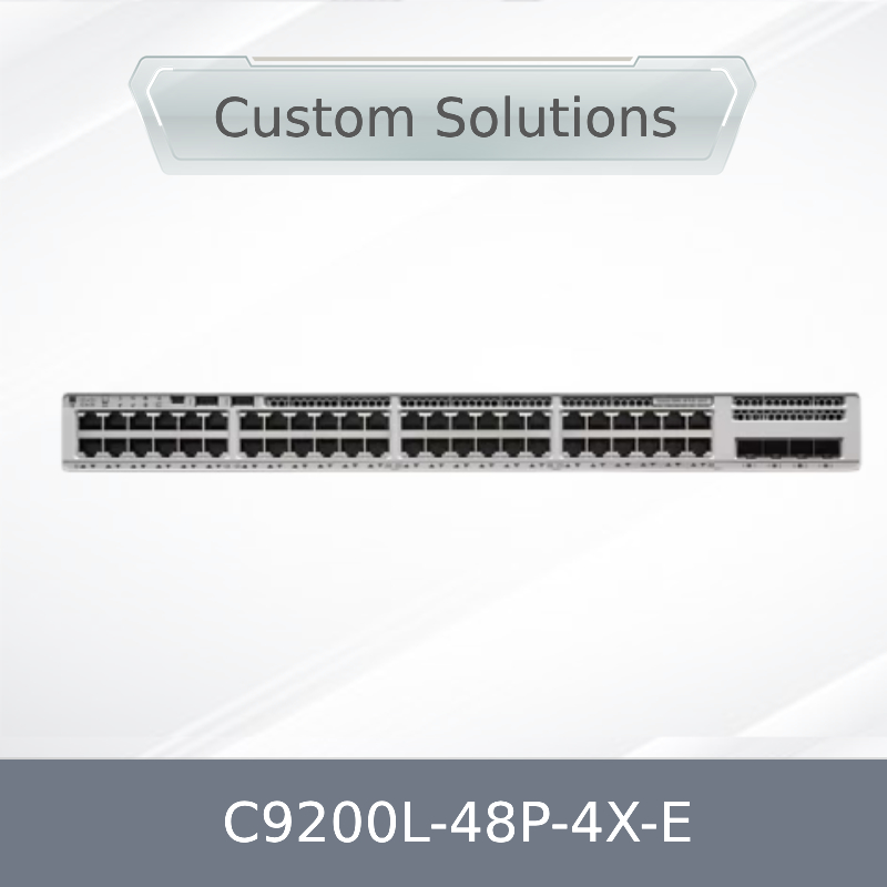 New Original in Stock C9200L-48p-4X-E Ciscos Cata Lyst 9200L 48 Port Poe+ 740W 4X10g Uplink, Network Switch