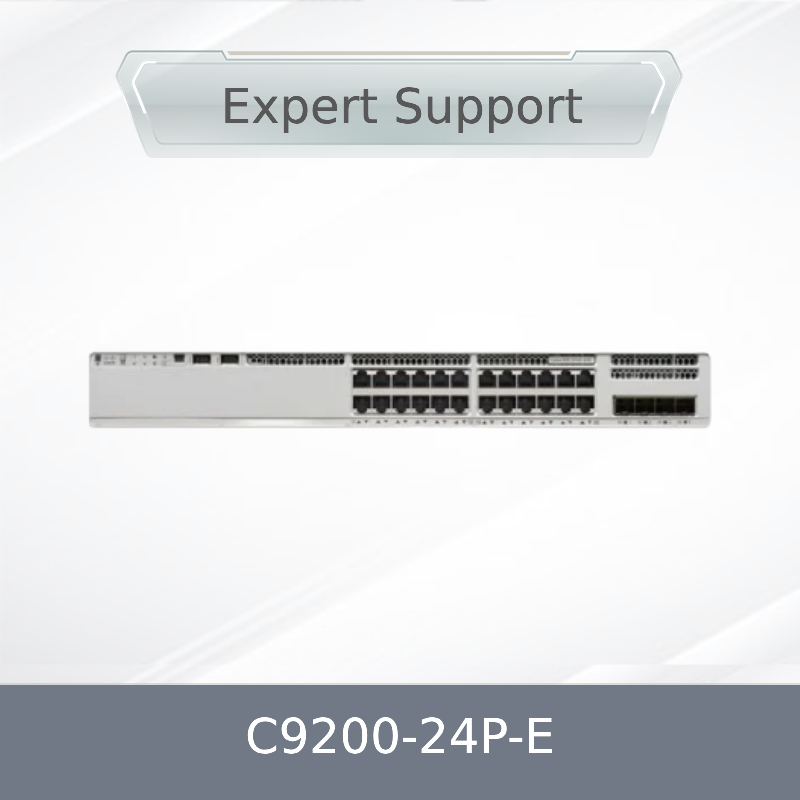 Original C9200-24p-E 9200 Layer 2 Ethernet 24 Port Poe Network Switch with Qos Function