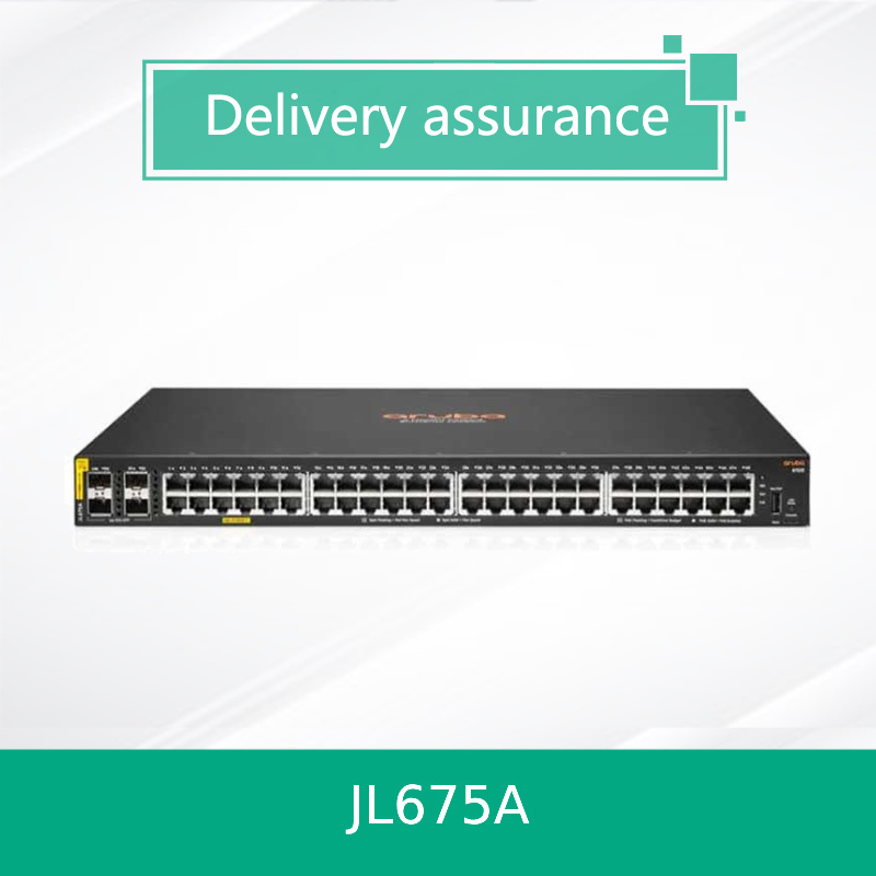 HPE Aruba CX 6100 JL675A 48-Port Gigabit PoE+ Switch | 370W Class 4 | 4x SFP+ | Managed Layer 2