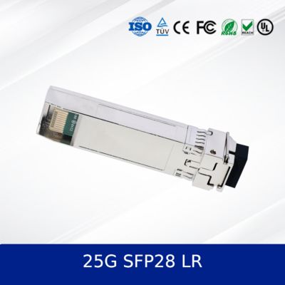 China Optical transceiver module  25G SFP28 LR BIDI Transceiver 15km Single Mode LC Simplex