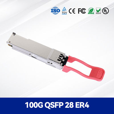 China Premium 100G QSFP28 ER4 40KM Fiber  Optical Transceiver Module for Data Centers