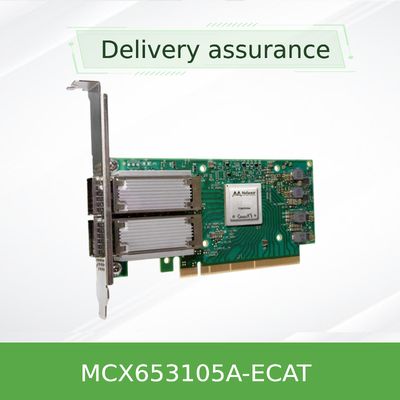buy ConnectX 6 Dual Port Adapter Mellanox Card Supporting 100Gb/S MCX653105A-ECAT online manufacturer