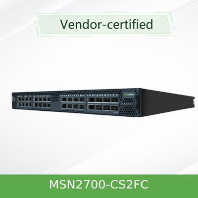 China Full Duplex Cumulus Linux Mellanox Network Switch MSN2700 - CS2FC 100GbE 1U