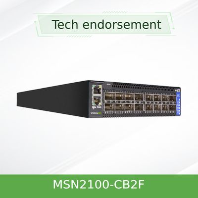 China MSN2100-CB2F Mellanox Ethernet Switches Half Width 10/25GbE And 100GbE
