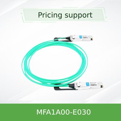 China VCSEL Based QSFP Mellanox AOC Cable MFA1A00-E030 IB EDR Up To 100Gb/S