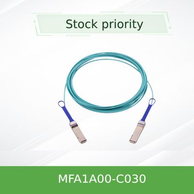 China Active Optical AOC Mellanox 100GbE Cables MFA1A00-C030 QSFP LSZH 30m