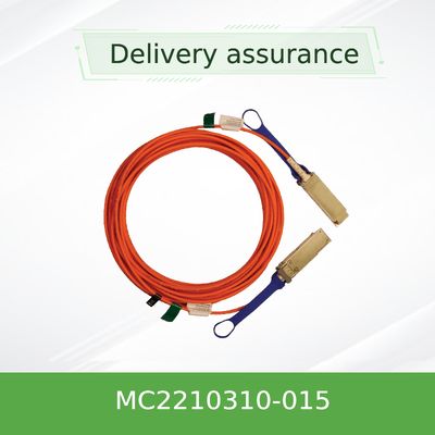 China Orange 40GbE QSFP+ Active Optical Mellanox DAC Cable Ethernet MC2210310-015 15M