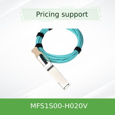 China IB 200G 20M QSFP56 Mellanox AOC Cable MFS1S00-H020V Connect Servers