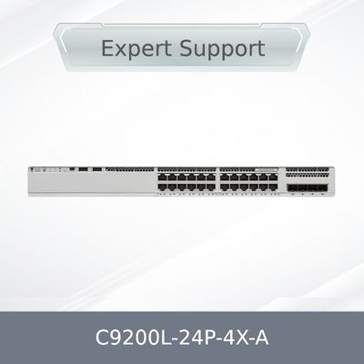 China New Original Factory Sealed C9200L-24p-4X-a 9200L 24-Port Poe+ 4 X 1g Network Advantage Ciscos Switch C9200L-24p-4X-a