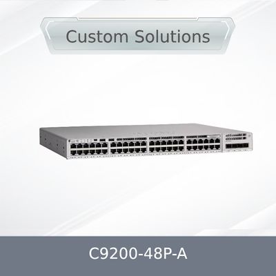 China High Quality Ciscos C9200-48p-a C9200 Series 48-Port Poe+ Network Advantage Switch