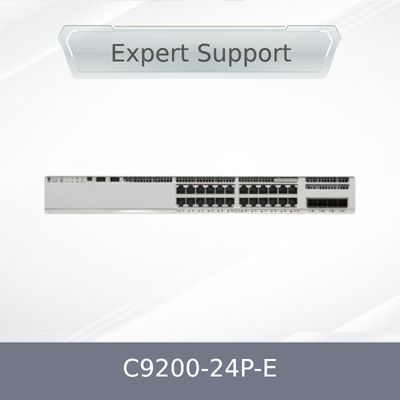 China Original C9200-24p-E 9200 Layer 2 Ethernet 24 Port Poe Network Switch with Qos Function