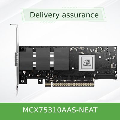 Good price Nvidia Connectx-7 Adapter MCX75310aas-Neat (900-9X766-003N-SQ0) Single-Port Osfp Infiniband: Ndr 400GB/S (Default speed) Ethernet: 400gbe online