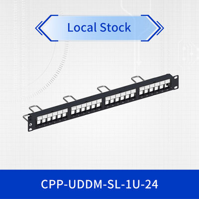 Good price CommScope 24-Port 1U Rack-Mount Unshielded Patch Panel with UL 94 V-0 Compliance online