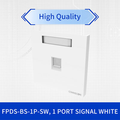 Good price 1 Port Signal White Faceplate Kit with Flush Mount for Professional Network Installations online