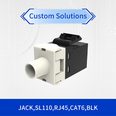 Good price SL-Series Modular Jack, RJ45, Cat6 Unshielded, Black 24 ea/pkg  online