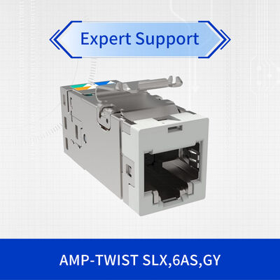 Good price SL Series Modular Jack RJ45 Connector with 10GbE Support IEEE 802.3bt PoE++ and Full 360-degree Shielded online