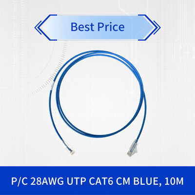 Good price 10M UTP CAT6 CM Patch Cord with 250MHz Bandwidth for 10GBASE-T Applications online
