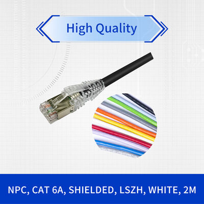 China NPC6ASZDB Category 6e SFTP Shielded Network Patch Cord - 10GbE Ethernet Cable with LSZH Jacket