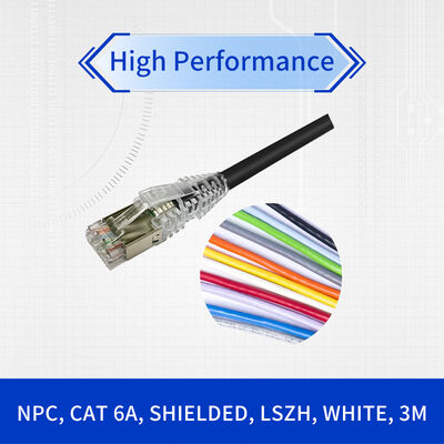China NPC6ASZDB Shielded Cat6E Patch Cable - High-Speed 10Gbps Ethernet Cord with RJ45 Connectors