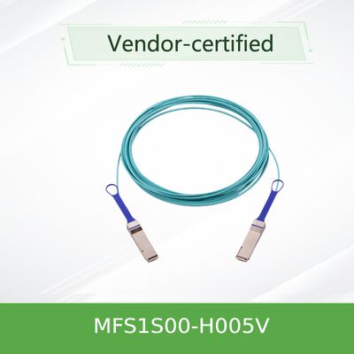 China Mellanox MFS1S00-H005V 5m 200Gb/s QSFP56 Active Optical Cable for High-Performance Data Center Networks